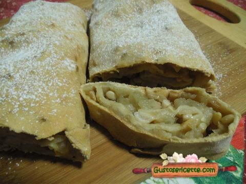 Strudel di mele verdi e guava gialla