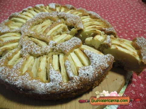 Torta di mele e guava giallo