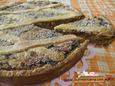 Pastiera cioccolato e fava tonka