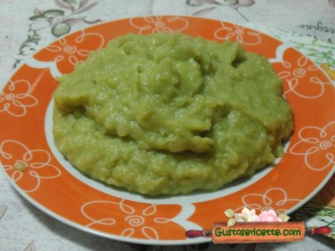 Purè di patate ed asparagi selvatici