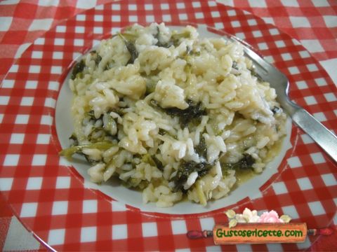 Risotto asparagi e rucola