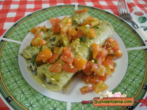 Cannelloni freddi di crepes con cous cous